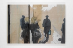 Oxford st Observer (2) 60x90 cm oil on canvas © Austen O'Hanlon