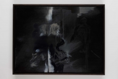 Oxford St observer 30x40 cm oil on board © Austen O'Hanlon